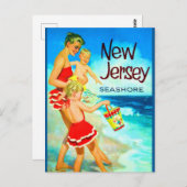 New Jersey Seashore Briefkaart (Voorkant / Achterkant)