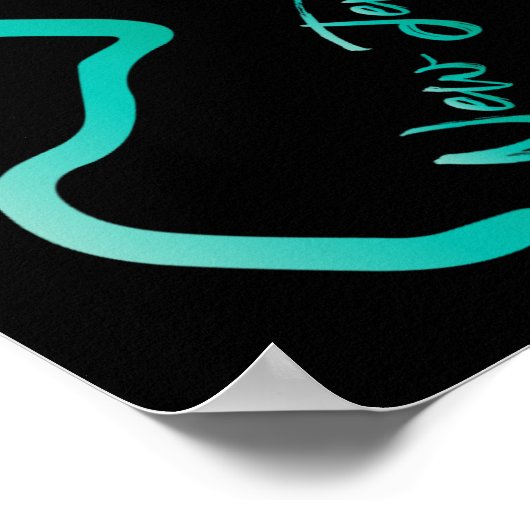 New Jersey Shirt Jersey Graphic Tees For Women. Me Poster (Hoek)