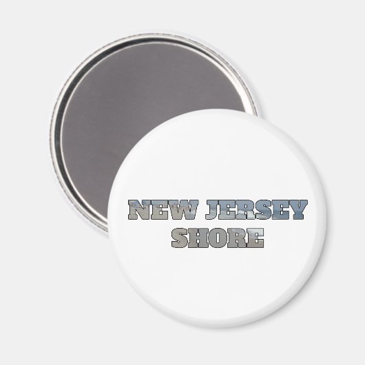 New Jersey Shore Magneet (Voorkant / Achterkant)