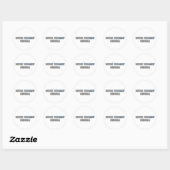 New Jersey Shore Ronde Sticker (Vel)