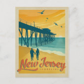 New Jersey Shoreline Briefkaart (Voorkant)