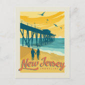 New Jersey Shorline Briefkaart (Voorkant)