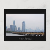New Jersey Skyline Briefkaart (Voorkant)