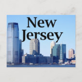 New Jersey Skyline met New Jersey in de Sky Briefkaart (Voorkant)