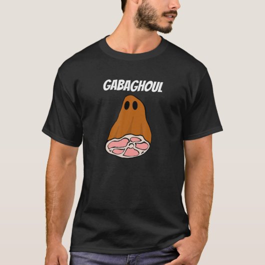 New Jersey Slang Halloween Dry Cured Meat Gabaghou T-shirt (Voorkant)