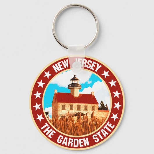 New Jersey Sleutelhanger (Achterkant)