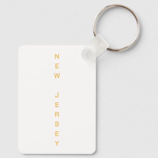 New Jersey Sleutelhanger (Achterkant)