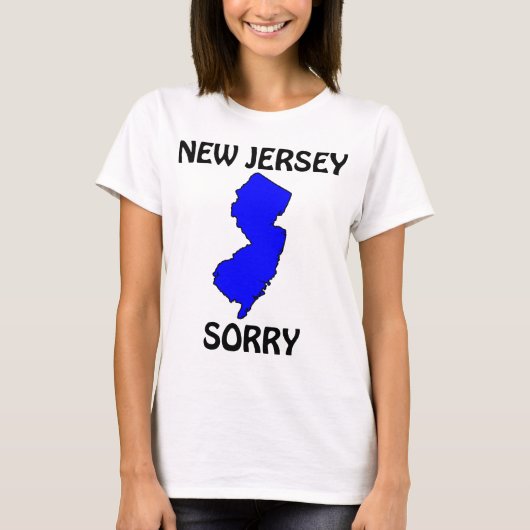 New Jersey - Sorry T-shirt (Voorkant)