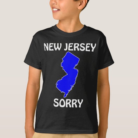 New Jersey - Sorry T-shirt (Voorkant)