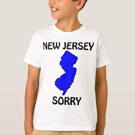 New Jersey - Sorry T-shirt (Voorkant)