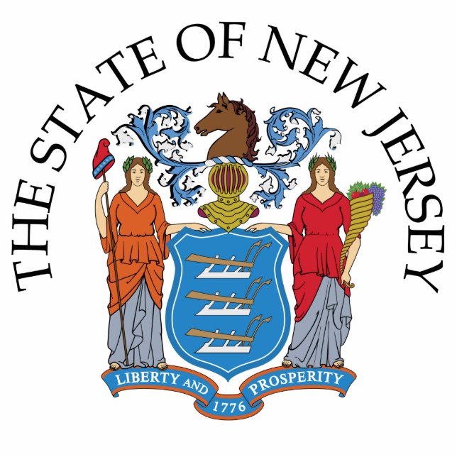 New Jersey Staand Fotobeeldje (Voorkant)