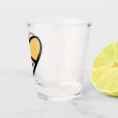 New Jersey staatsvlag in Heart , nj - warme glas (Rechts)