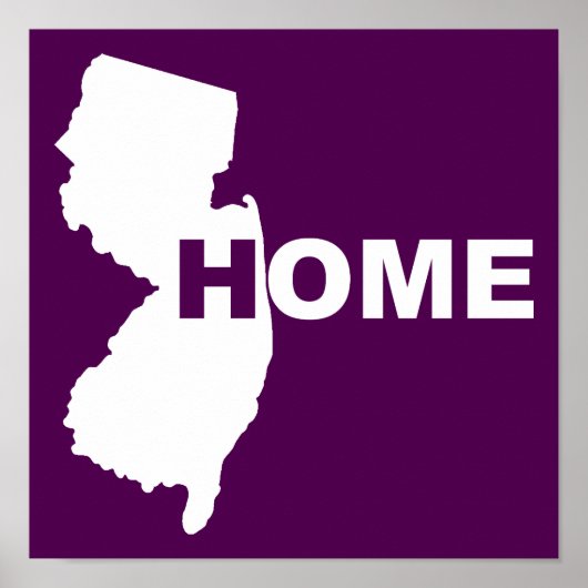 New Jersey startpunt weg van het Poster van de sta (Voorkant)