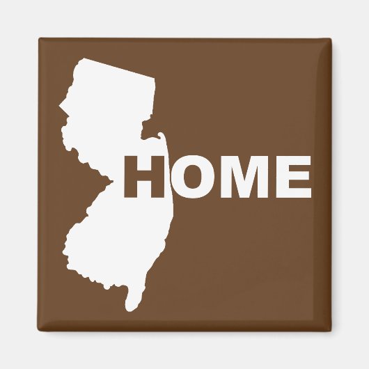 New Jersey startpunt weg van State Fridge Magnet (Voorkant)