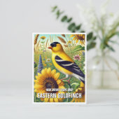 New Jersey State Bird Oosterse goudvink Briefkaart (Staand voorkant)
