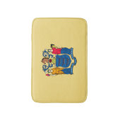 New Jersey State Flag Design Badmat (Voorkant Verticaal)