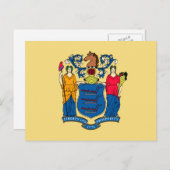 New Jersey State Flag Design Briefkaart (Voorkant / Achterkant)