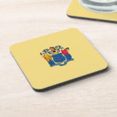 New Jersey State Flag Design Decor Bier Onderzetter (Linkerzijde)