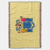 New Jersey State Flag Design Decor Deken (Voorkant Verticaal)