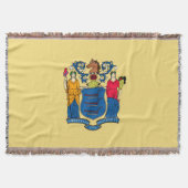 New Jersey State Flag Design Decor Deken (Voorkant)