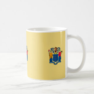 New Jersey State Flag Design Decor Koffiemok
