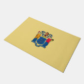 New Jersey State Flag Design Deurmat (Schuin)