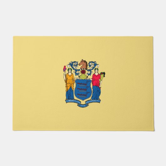 New Jersey State Flag Design Deurmat (Voorkant)