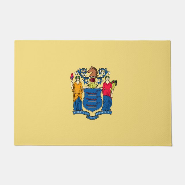 New Jersey State Flag Design Deurmat (Voorkant)