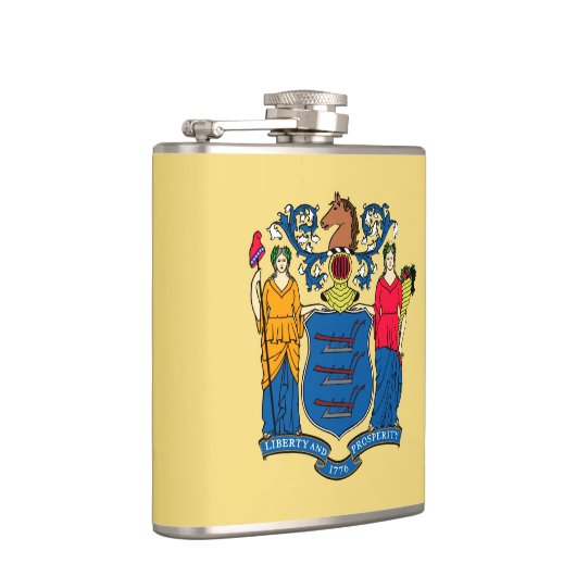 New Jersey State Flag Design Heupfles (Rechts)