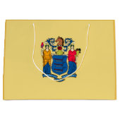 New Jersey State Flag Design Large Cadeautasje (Voorkant)