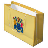 New Jersey State Flag Design Large Cadeautasje (Voorkant Gekanteld)