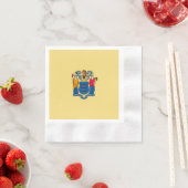 New Jersey State Flag Design Servetten (Insitu)