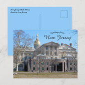 New Jersey State House Trenton New Jersey Briefkaart (Voorkant / Achterkant)