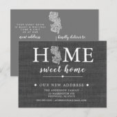 NEW JERSEY State Moving Aankondiging Post Kaart (Voorkant / Achterkant)