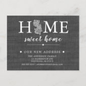 NEW JERSEY State Moving Aankondiging Post Kaart (Voorkant)