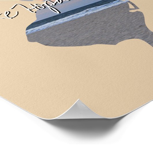 New Jersey State Photo insert and town name Poster (Hoek)