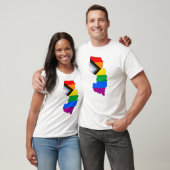 New Jersey State Pride LGBTQ Progress Pride T-shirt (Unisex)
