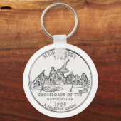 New Jersey State Quarter Sleutelhanger (Voorkant)