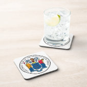 New Jersey State Seal - Bier Onderzetter (Rechterzijde)
