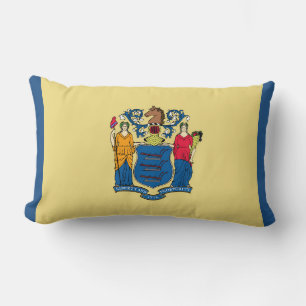 New Jersey State Vlag Print Patriottisch Kussen