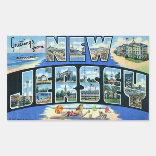  New Jersey Sticker (Voorkant)