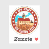 New Jersey Sticker (Vel)