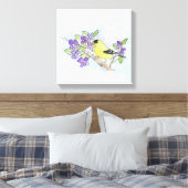 New Jersey Stretched Canvas print (Insitu (Slaapkamer))