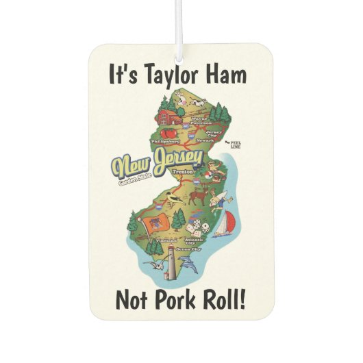 New Jersey Taylor Ham Luchtverfrisser (Voorkant)