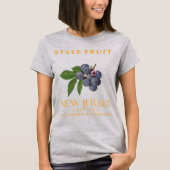 New Jersey Territory Fruit Northern Blueberry T-shirt (Voorkant)
