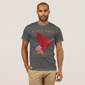 New Jersey Territory Tree, de noordelijke rode eik T-shirt (Voorkant volledig)