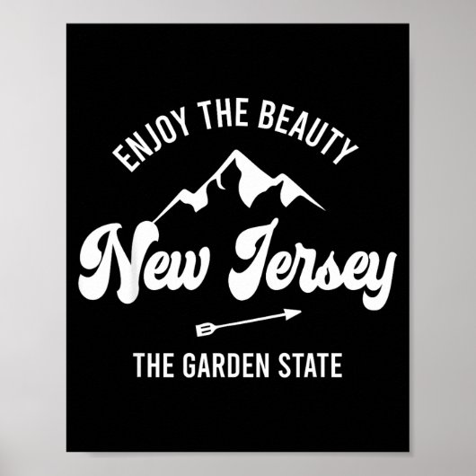 New Jersey - The Garden State - Enjoy The Beauty  Poster (Voorkant)