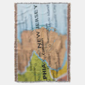 New Jersey Throw Blanket Deken (Voorkant Verticaal)