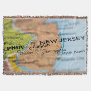 New Jersey Throw Blanket Deken