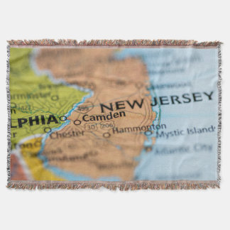 New Jersey Throw Blanket Deken